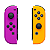 Controle Joy-Con Par Neon Purple / Neon Orange - Switch - Imagem 1