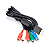 Cabo AV RCA PS2/PS3 - 2m - Imagem 3