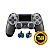 Controle Sem Fio Original PS4 TMR Prata Seminovo - Imagem 1