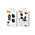 Microfone Lapela Wireless Kaidi  Magnético sem Fio Duplo Tipo C KMF4-C Kaidi - Imagem 4