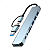 Hub USB-A + USB-C 3x USB-A 3.0 / USB-A 2.0 / USB-C / Leitor de Cartão SD/TF / P3 3.5mm - Imagem 1
