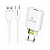 Fonte Celular USB-A 15W + Cabo USB-A para USB-C 1m Lehmox Branco - Imagem 1