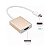 Adaptador USB-C Macho para HDMI Fêmea - Imagem 1