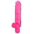 Protese Rosa em silicone com vibrador E escroto – Aphrodisia Sex shop - Imagem 2