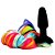 Plug anal em Silicone com cauda de arco-íris – TOPO TOYS - Imagem 1