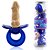 Kit com 10 Chupetas Eroticas Divertidas Azul- Real Peter - Imagem 1