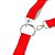 Suspensório Harness Masculino em Elástico Vermelho Com Anel Peniano 4cm - Imagem 4
