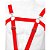 Suspensório Harness Masculino em Elástico Vermelho Com Anel Peniano 5,5cm - Imagem 5