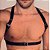 Arreio Harness Leather Vermelho Masculino Com Regulagens - Imagem 4