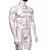 Arreio Harness Masculino em Elástico Branco Corpo Inteiro - Imagem 3
