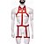 Arreio Harness Masculino em Elástico Vermelho Corpo Inteiro - Imagem 1