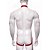 Arreio Harness Masculino Elástico Vermelho Com Argola 4 Cm Peniano - Imagem 2