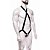 Arreio Harness Masculino Elástico Branco Com Argola 5 Cm Peniano - Imagem 3