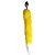Plug Anal de 7cm com Cauda de Raposa Amarela Ponta Branca - Imagem 3