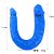 Dildo azul Flexível de Ponta Dupla com Tamanhos Diferentes - Imagem 5