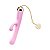 Vibrador Massageador Rosa ZALO Ichigo Rabbit Detalhe em Ouro - Imagem 2