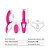 Calcinha Harness Com Vibrador ponto G e Clitoris + Controle - Imagem 8
