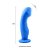 Vibrador Pênis Dildo Curvo Azul Á PROVA D'ÁGUA Recarregável - Imagem 4