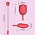 Vibrador Formato Rosa de 2 Pontas Estimula Clitóris e Seio - Imagem 2