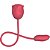 Vibrador Formato Rosa de 2 Pontas Estimula Clitóris e Seio - Imagem 1