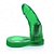 Anel Peniano Companheiro 11x2,5 cm na cor Verde - Com Vibrador Torpedo - Sexshop - Imagem 3