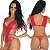 Body Arrastão Vermelho Pimenta Sexy - Lingerie Sexy - Imagem 3