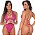 Body Luxo Renda Nefertite Pink Pimenta Sexy - Lingerie Sexy - Imagem 3