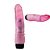 Pênis Rosa Ponto G Curvo com Vibrador – Maig Sex shop - Imagem 1