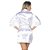 Camisola Robe Cetim Curto Branco Pimenta Sexy - Sex shop - Imagem 1