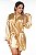 Camisola Robe em Cetim Dourado Pimenta Sexy - Sex shop - Imagem 2