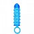 Capa Peniana BAG Com Anel Testicular Azul - Imagem 2