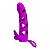 Capa Peniana Rosa com Alça para Escroto e Estimulador Vibratório Formato Língua - PRETTY LOVE - Sexshop - Imagem 4