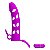 Capa Peniana Rosa com Alça para Escroto e Estimulador Vibratório Formato Língua - PRETTY LOVE - Sexshop - Imagem 6