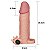 Capa Peniana Love Toy Vibratória Extensora com Glande Realística e Anel para Escroto - Sexshop - Imagem 3