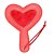 Chibata com formato de coração - FURRY HEART PADDLE - PIPEDREAM - Sexshop - Imagem 1
