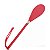 Chibata Vermelha de couro sintético no formato oval - Sexshop - Imagem 1