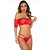 Conjunto Sensual Gabriela Vermelho Pimenta Sexy - Imagem 1