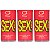 Kit 03 Bolinha Beijável Cereja ICE Sex Caps 02 Unidades Sexy Fantasy - Sexshop - Imagem 1