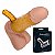 Meia capa peniana com estimulador clitoriano Amarela - Sexshop - Imagem 1