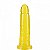 Pênis Consolo Realístico macio Amarelo 13,5x3,3 cm - Sexshop - Imagem 2
