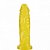 Pênis Consolo realístico macio Amarelo 14,5X3,4CM - Sexshop - Imagem 2