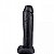 Pênis enorme e grosso macio e flexível 40x10 cm preto - Sexshop - Imagem 2