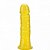 Pênis feito em polivinílico macio Amarelo 18X3,8cm - Sexshop - Imagem 2