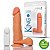 Pênis King 8 - Pênis com Escroto, Ventosa e Vibrador - Sexshop - Imagem 1