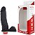 Pênis Real Peter Com Escroto e vibrador BOSS Preto - 4x19 cm - Sex Shop - Imagem 5