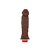 Pênis Real Peter Style 20cm Com Vibro Velocidade Variável - Marrom - Sexshop - Imagem 5