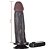 Pênis Real Preto com Vibrador externo 18x4,5cm Hot Flowers - Sexshop - Imagem 1