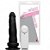 Pênis Realístico 6 com Ventosa e Vibrador Modelo B Preto - Sexshop - Imagem 2