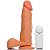 Pênis Realistico 8 com Escroto, Ventosa e Vibrador Pele - Sexshop - Imagem 2