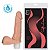 Pênis Realístico com vibrador 17,5X3,8cm - Sexshop - Imagem 1